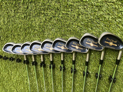 Wilson ProStaff Oversize 3–SW + New & Unused Woods + Howson Putter + Nike Bag (13-Piece Set)