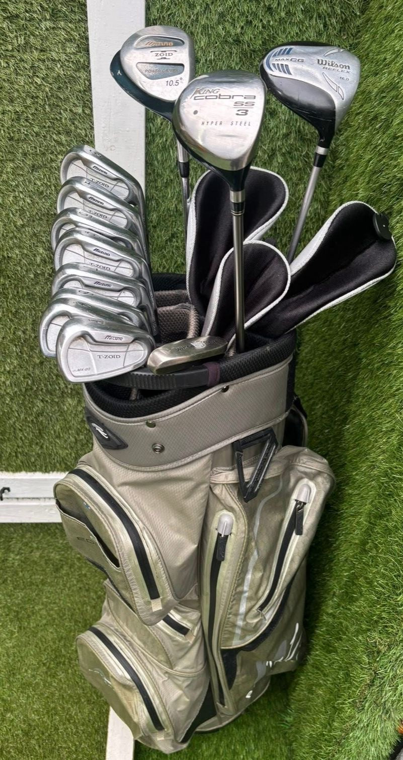 Mizuno T-ZOID MX-20 + Powakaddy Dri Edition Winter Golf Set £294.00 Delivered