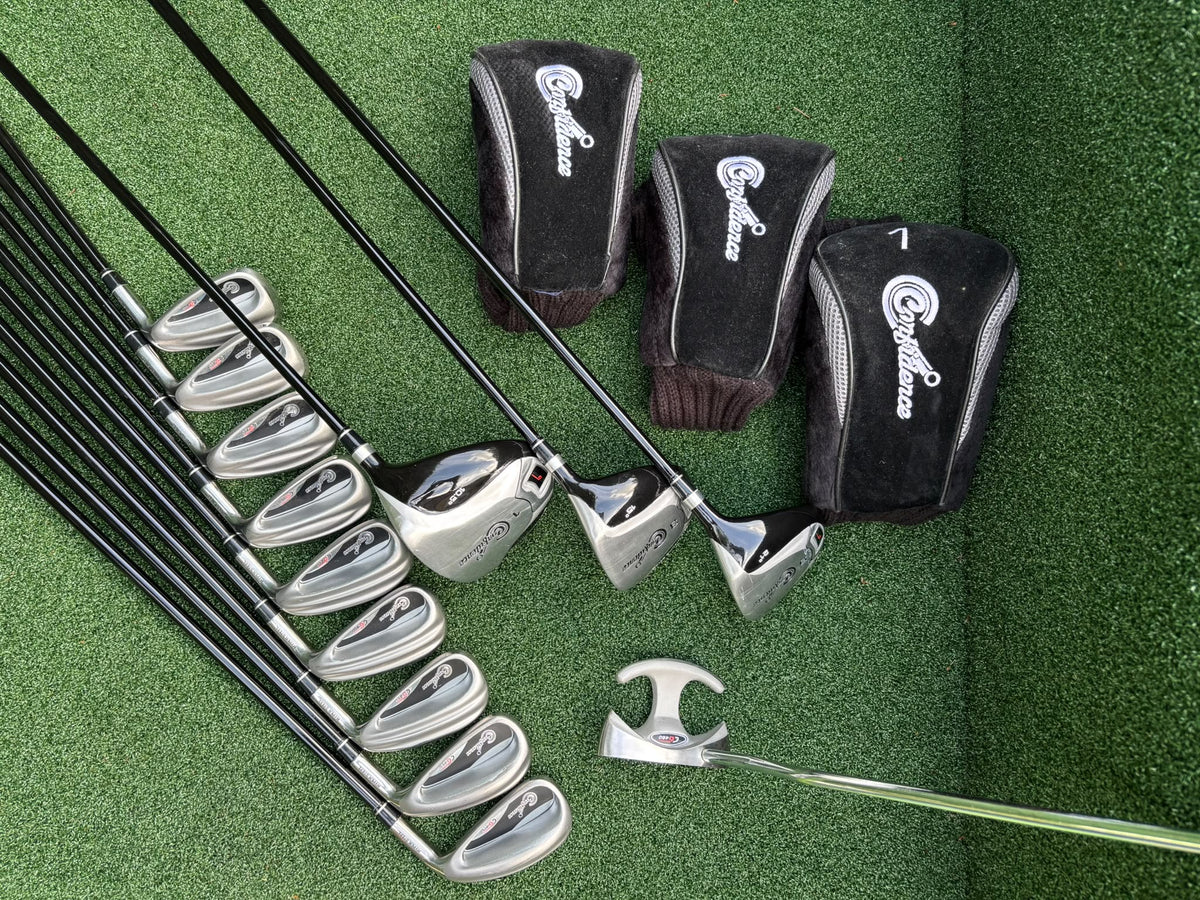 Confidence CG460 3–SW Irons, 10.5° Driver, 3 & 5 Woods, Putter & Matching Bag – Unused Condition