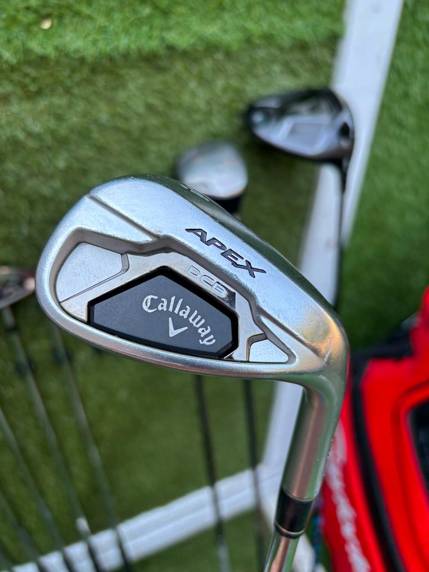 Callaway Apex DCB Irons, Mizuno Driver, Odyssey Lab Putter & TaylorMade Team Tour Cart Bag