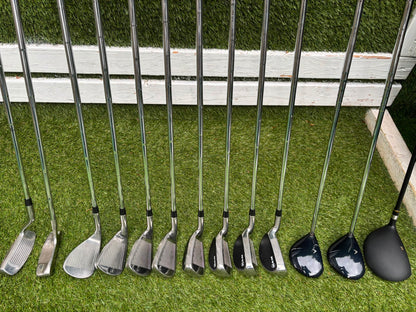 RAM Laser Hybrid Iron Set with GX7 Driver Wood, Steelhead Plus Woods & Powakaddy Bag