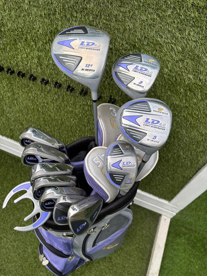 Ladies Golden Bear LD 5.0 Full Golf Set (6–PW + 3 Wedges + Driver + Woods + Hybrid + Bag)