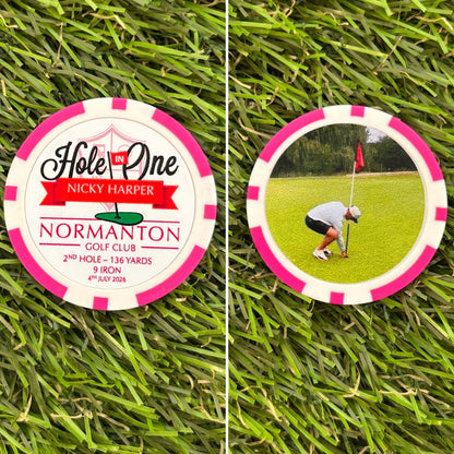 Hole in One Celebratory Poker Chip