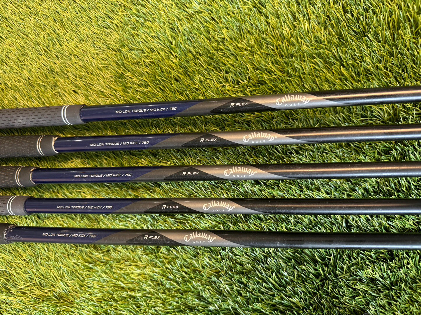 Callaway X22 6-PW Reg Flex Graphite Shafts