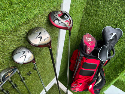 Wilson ProStaff Oversize Irons, Wilson Staff D300 Driver, Wilson Deep Red Woods & Wilson Stand Bag