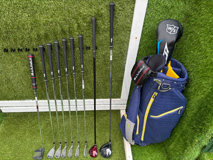 Brand New Wilson Staff D7 XS Golf Set, Brand New Driver & Irons, Brand New Infinite Bucktown Putter, Premium OUUL Stand Bag
