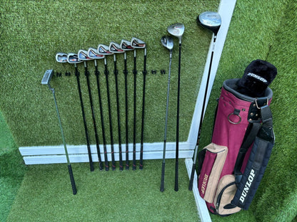 Dunlop Starter Golf Set – Tour TP II Irons, 450cc Driver, Hybrid & Dunlop Stand Bag