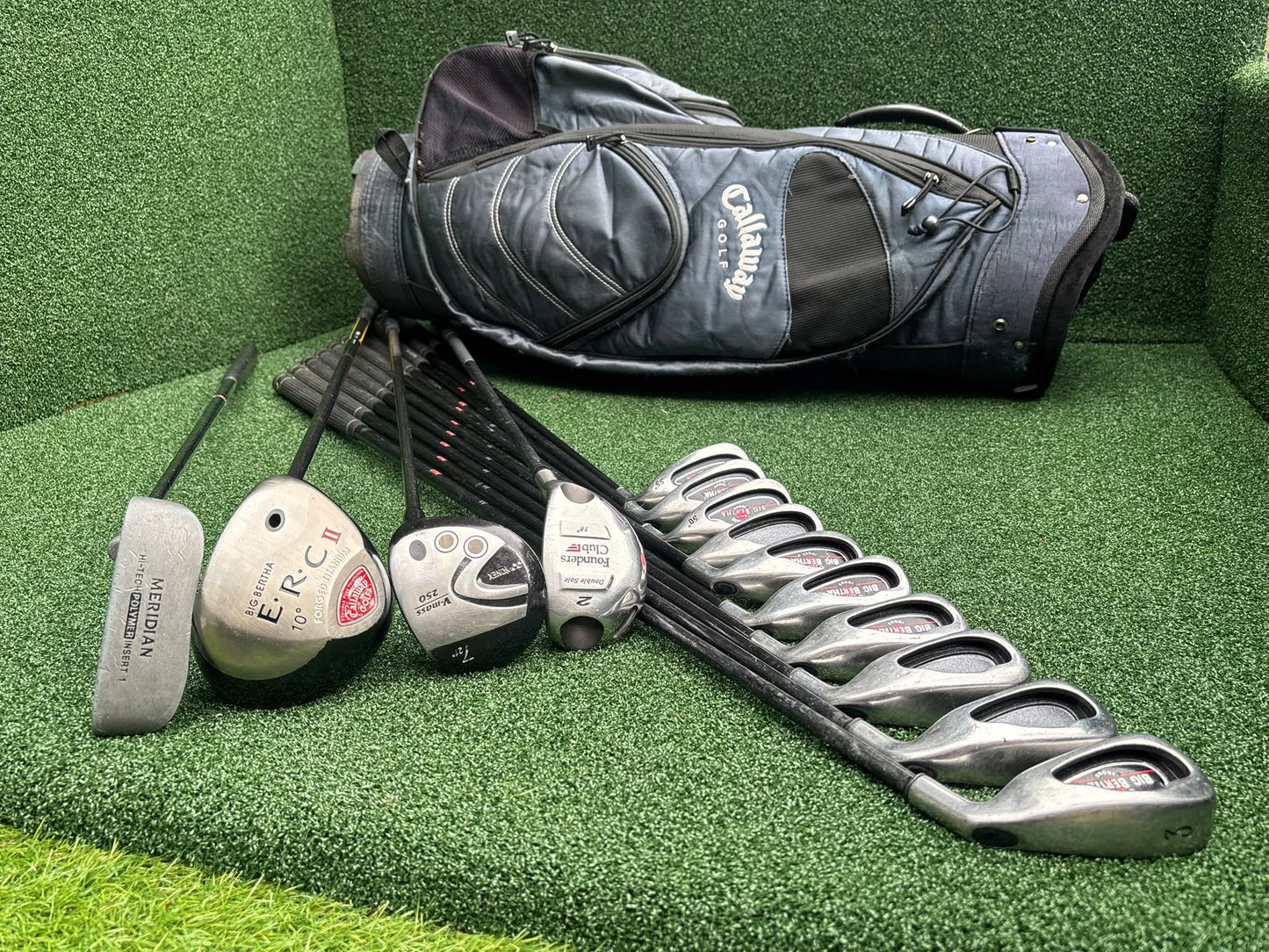 Callaway Big Bertha Complete Golf Set – 10 Graphite Irons, ERC II Driver & Callaway Bag