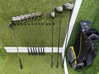 Wilson Ultra High Launch Complete Golf Set – 5–SW Irons, Matching Woods, Putter & Wilson Stand Bag
