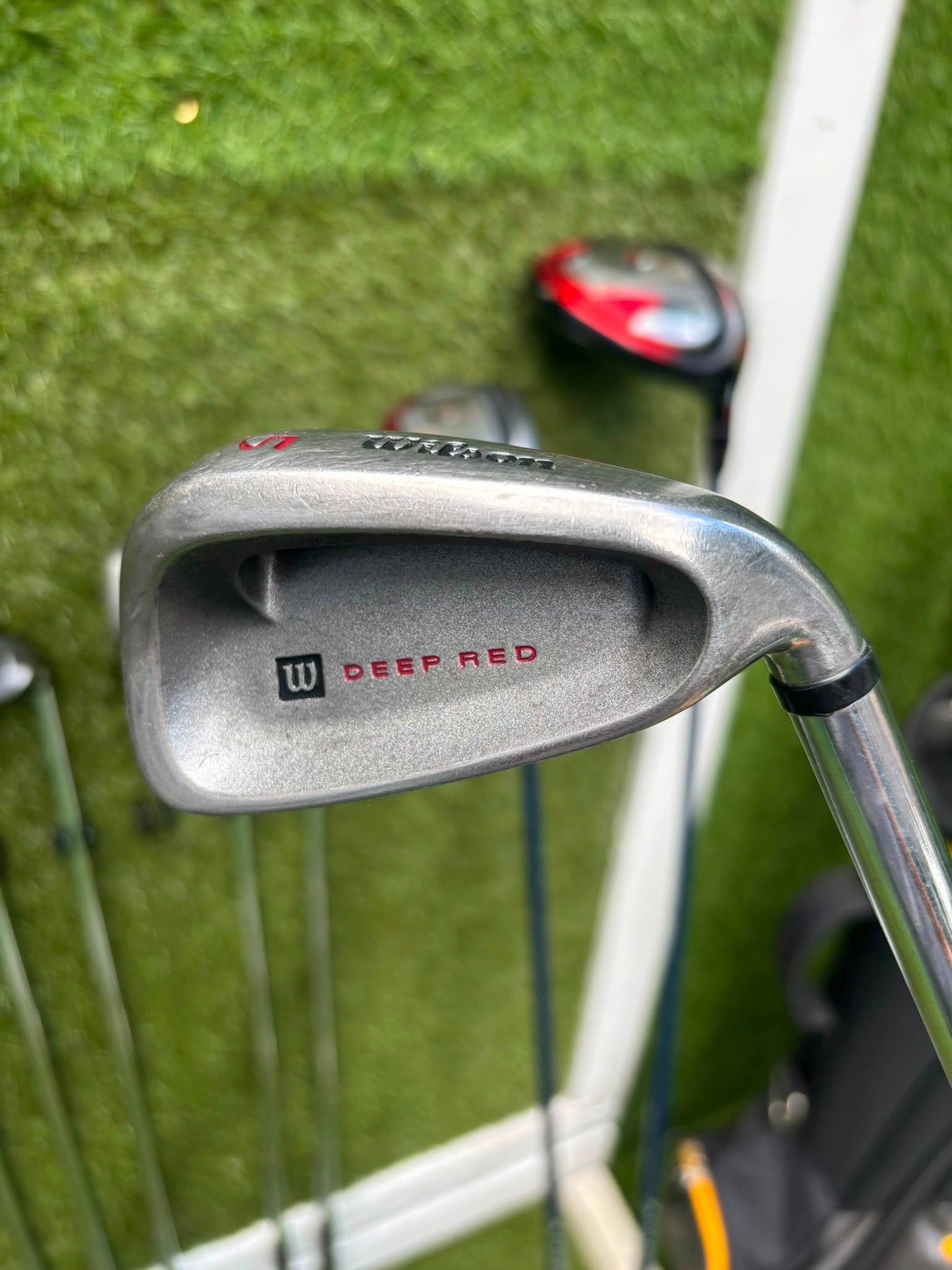 Wilson Deep Red Irons, Nike VR II Pro Woods, Brand New Putter & Wilson Cart Bag