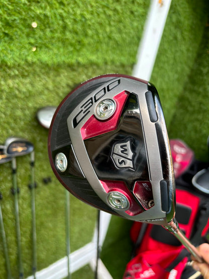 Wilson ProStaff Oversize Irons, Wilson Staff D300 Driver, Wilson Deep Red Woods & Wilson Stand Bag