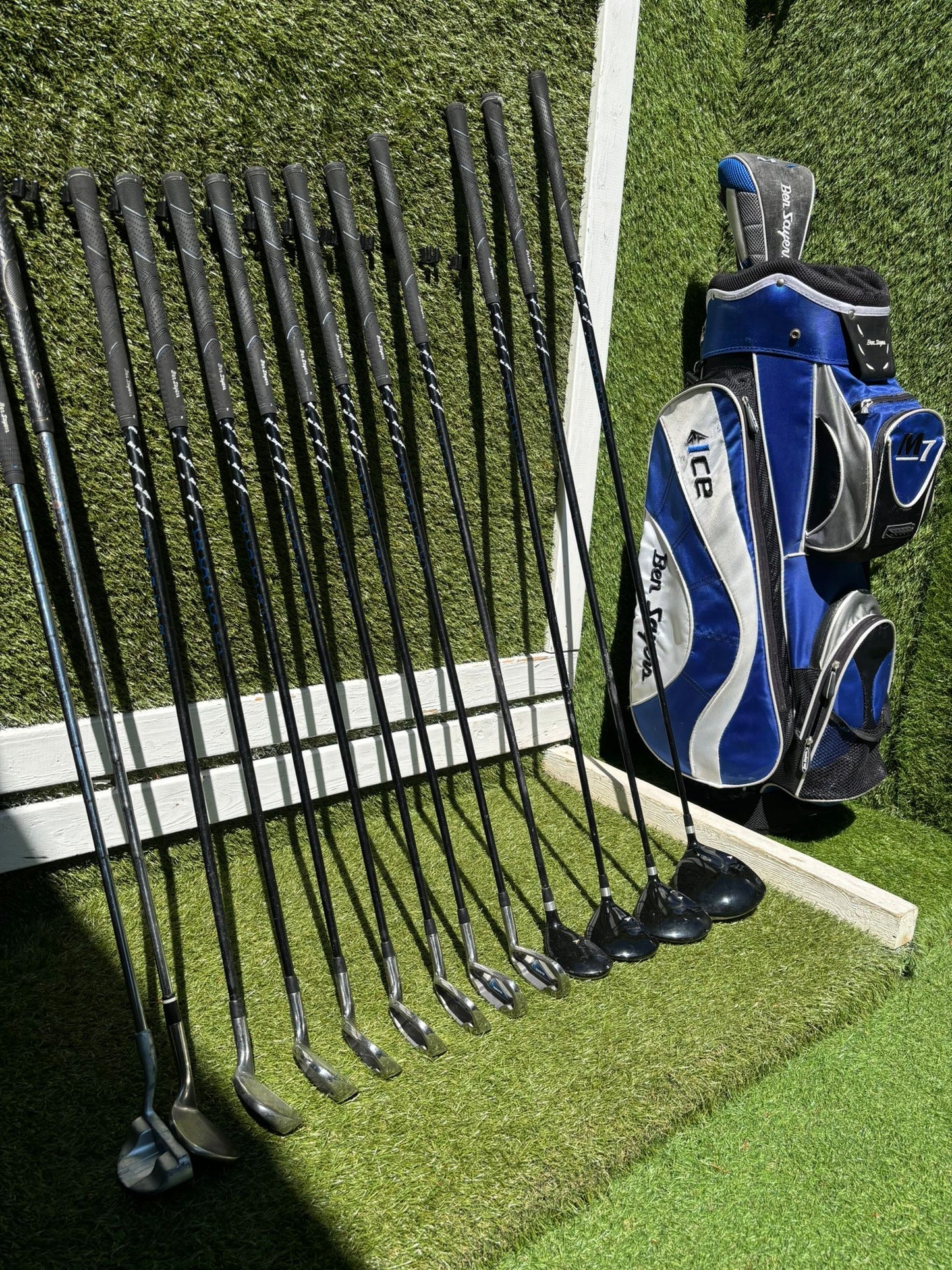 Ben Sayers M7 Golf Set with Matching Woods, Hybrid & Ben Sayers Bag