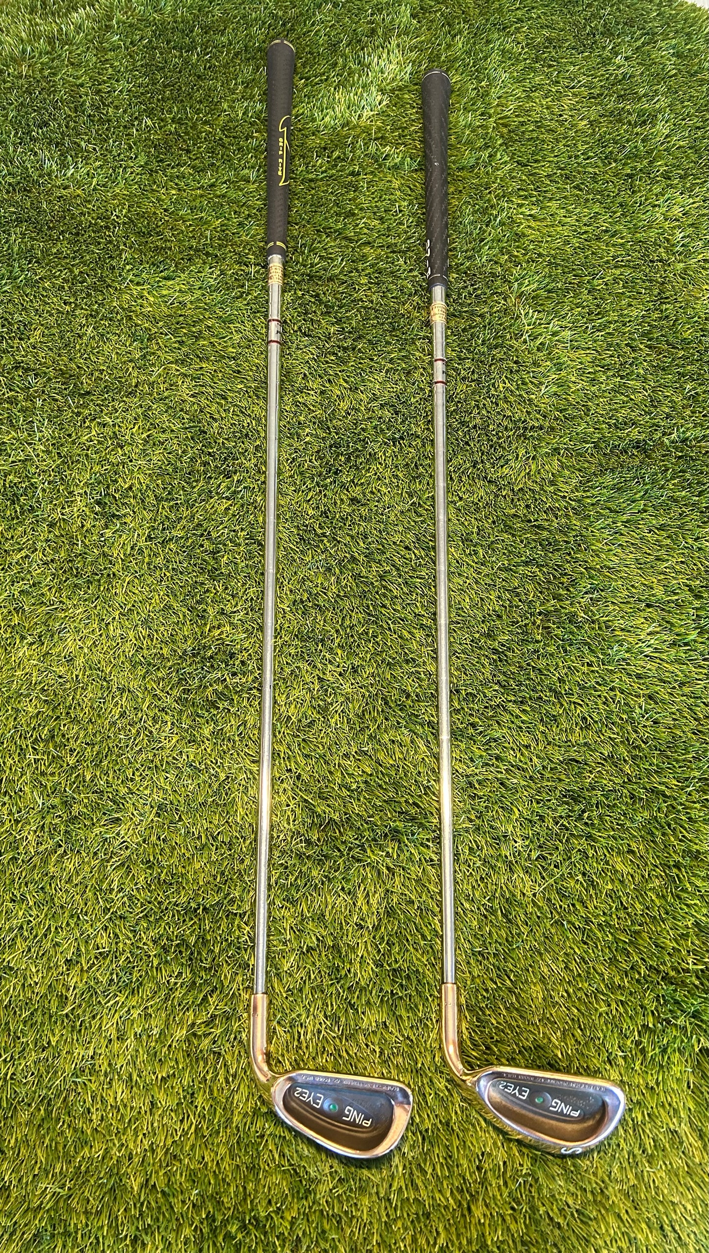 Ping Eye2 Iron Set 5-PW & SW Beryllium Green Dot Regular Flex Steel Shaft - RH Free P&P