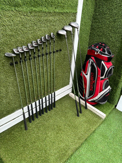 Maxfli VHL Irons 3-SW + Howson Woods + Cart Bag Golf Set