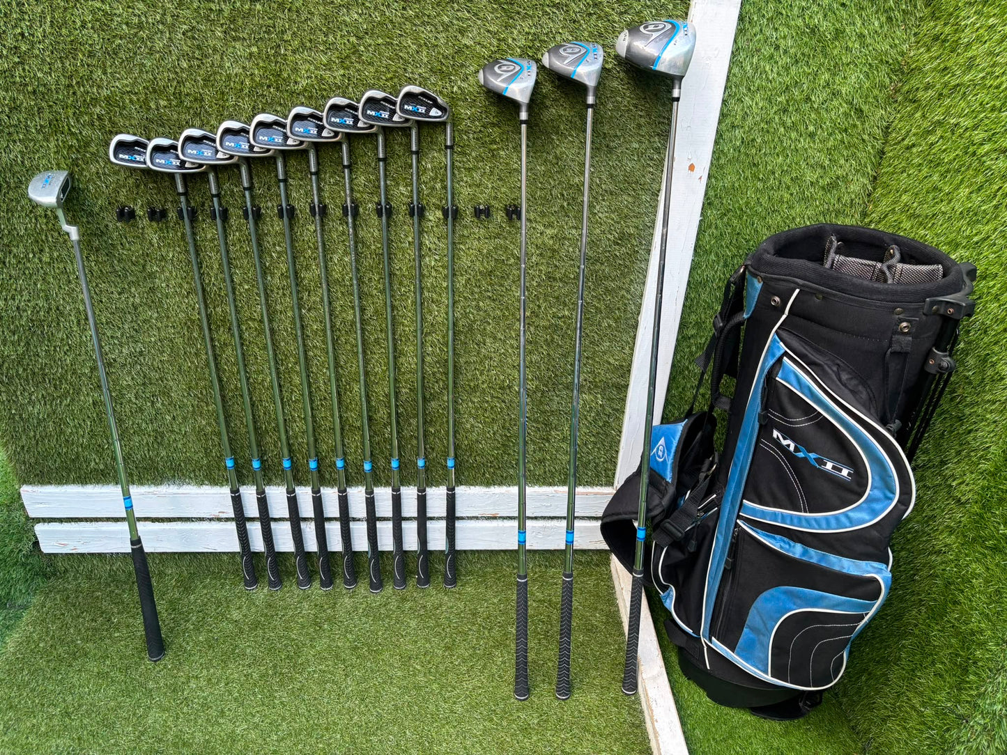 Complete Matching Dunlop MX II Golf Package Set with Stand Bag Free Delivery