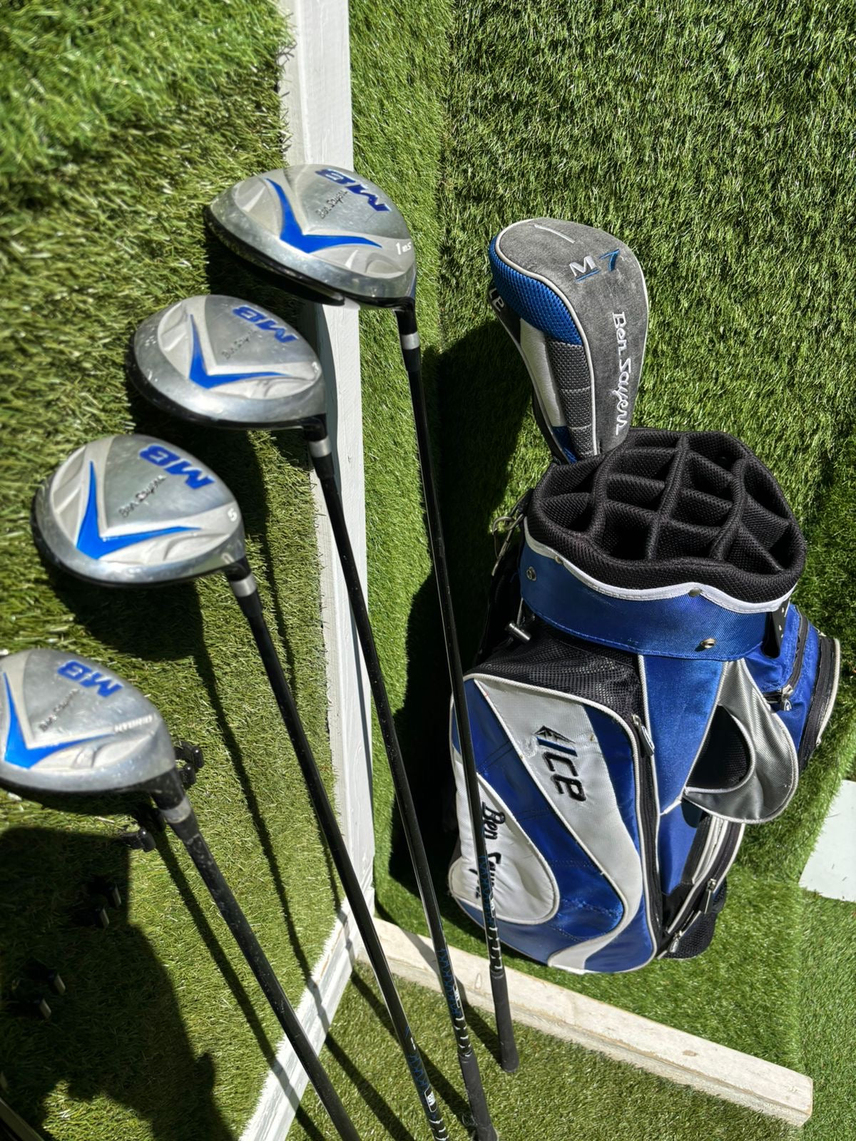Ben Sayers M7 Golf Set with Matching Woods, Hybrid & Ben Sayers Bag