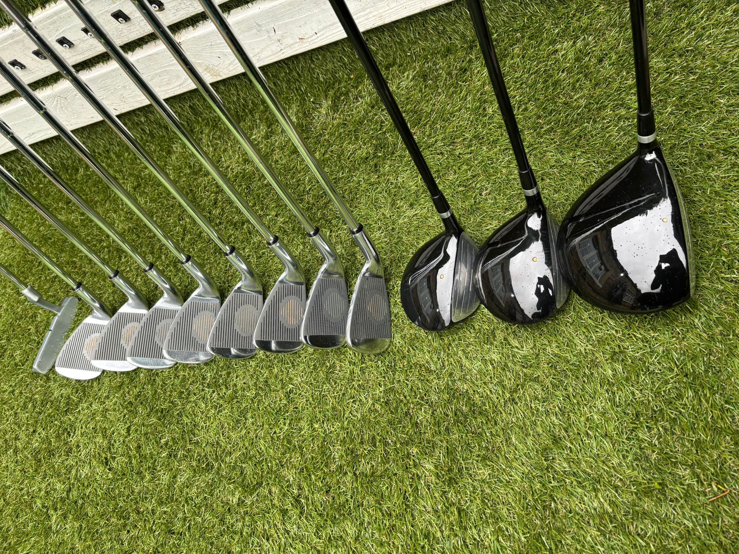 Dunlop John Daly Oversize Full Golf Set (4–SW) + LCG Woods + Bag Free P&P