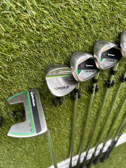 TaylorMade RBZ SpeedLite Complete Golf Set, Matching Woods, Irons & Cart Bag