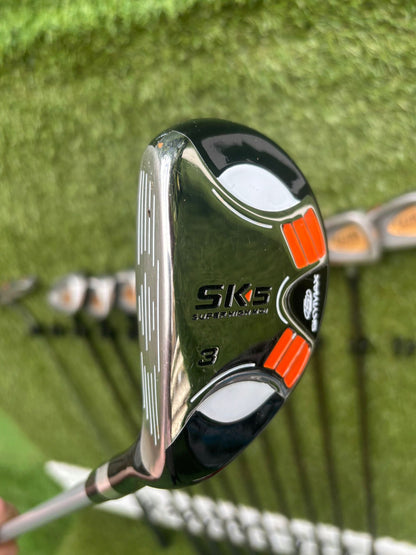 LEFT-HANDED Wilson Ultra Select Irons (3–SW) + Big Bertha Driver + Woods + Hybrid (14 Clubs)