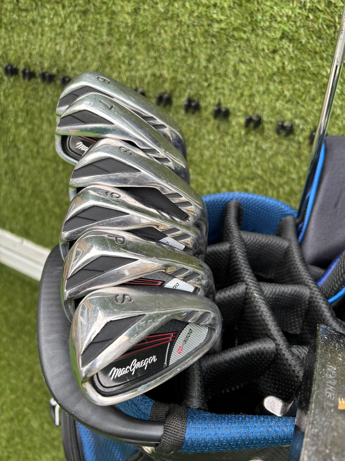 MacGregor CG-3000 Golf Set + XR2 Cart Bag – 10 Clubs - Bag Free P&P