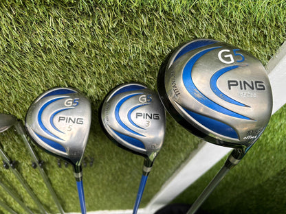 PING G2 / G5 Complete Golf Set – Cleveland Milled Putter & Nike Vapor Stand Bag