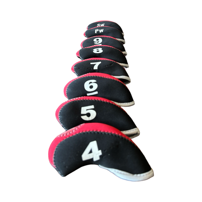 Tommy Armour Super Scot Over Size Golf Iron Set 4-PW & Sand Wedge Graphite Reg Flex New Lamkin Grips Head Covers