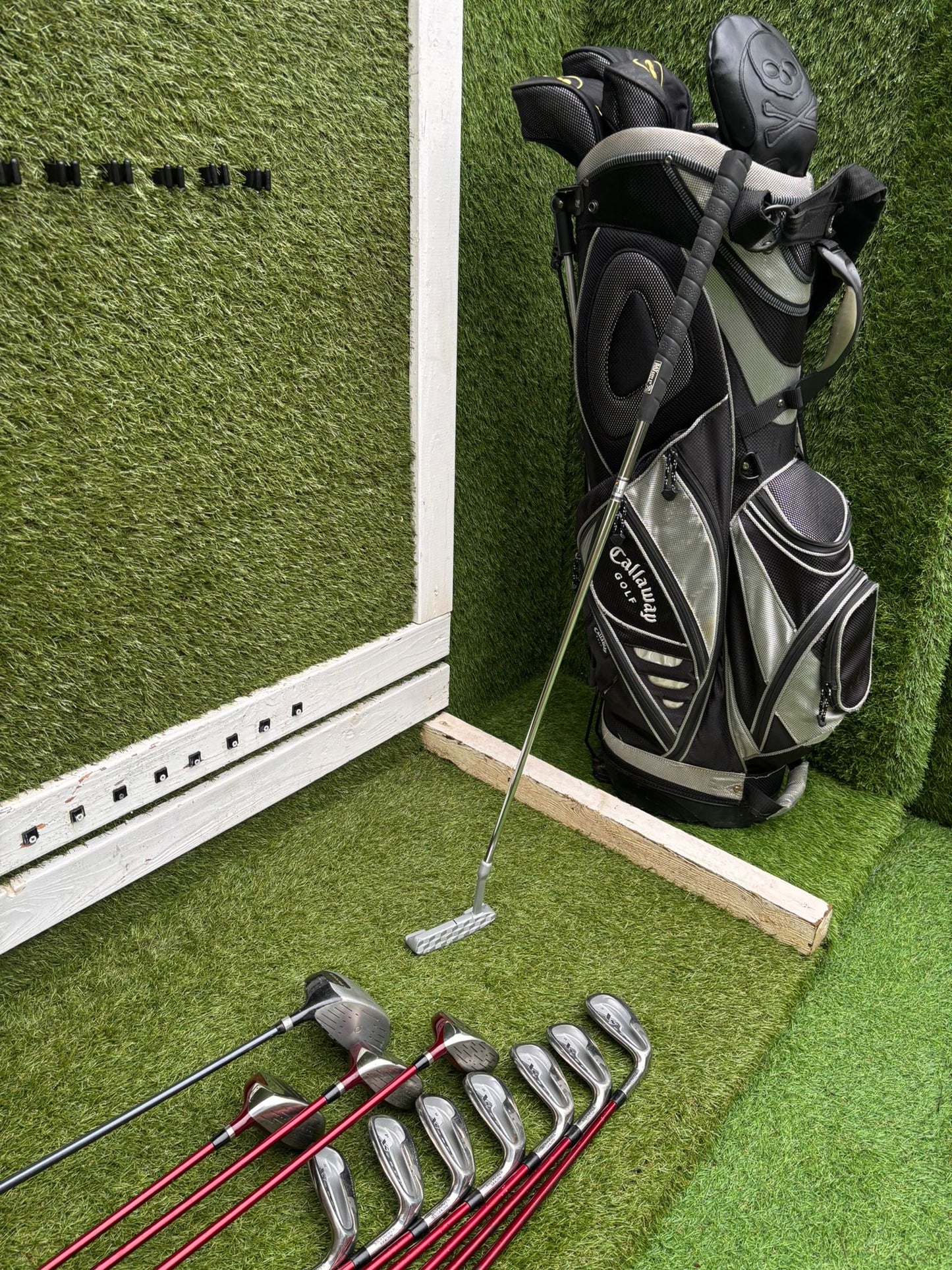 Golden Bear Irons + Xs Tech Woods + Donnay Driver + Callaway Stand Bag – 12-Club Golf Set