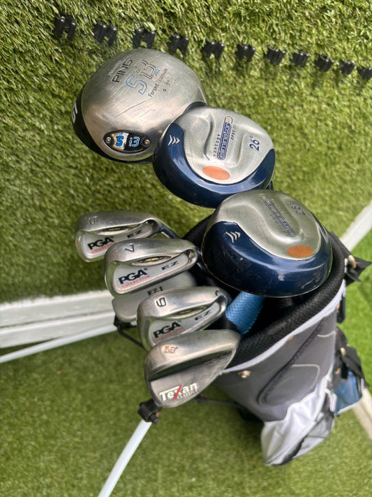 Short-Length Golf Set for Juniors, Ladies & Shorter Golfers with PING Driver