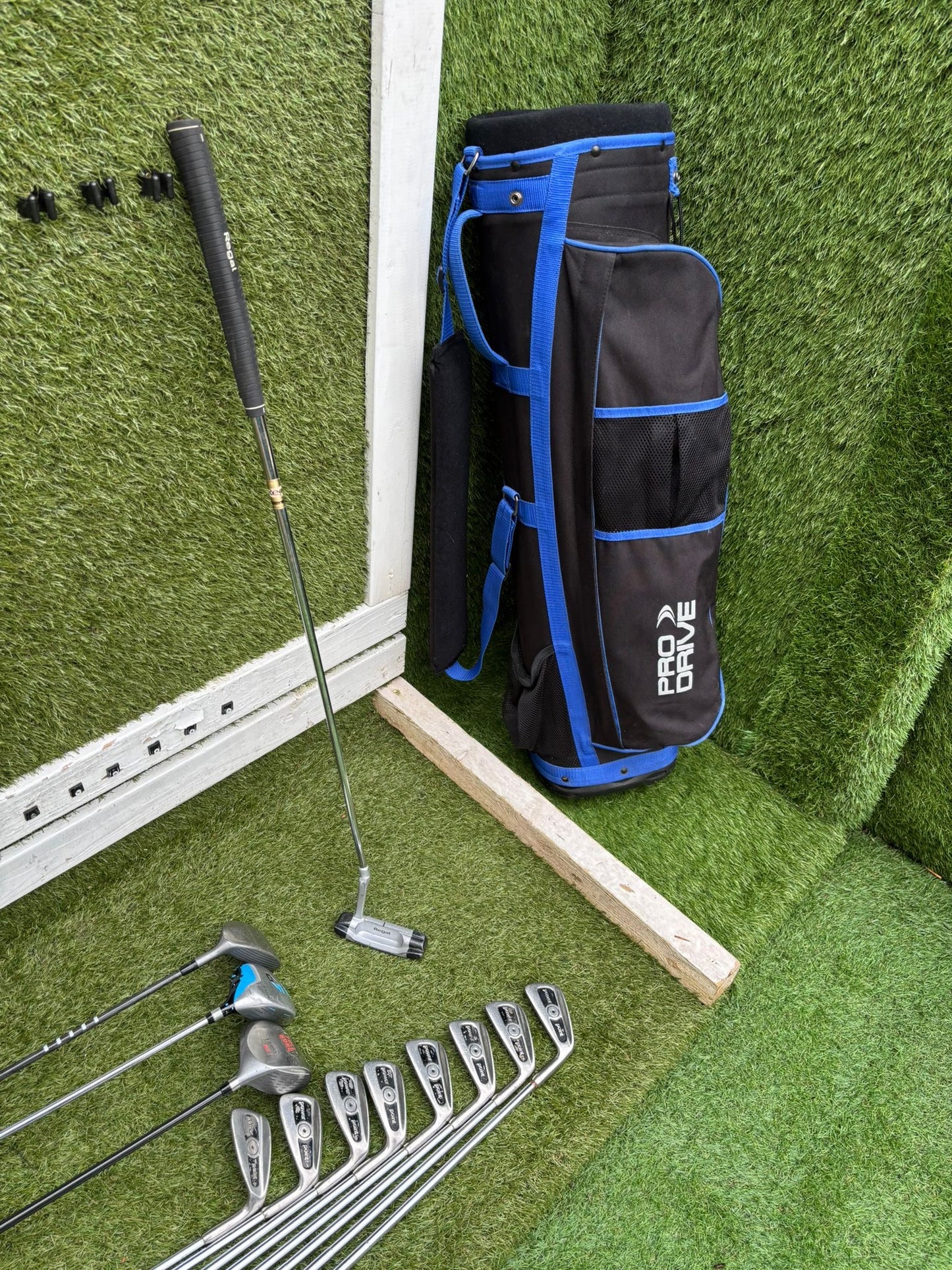12 Club Complete Golf Set with Cavity-Back Irons & Stand Bag