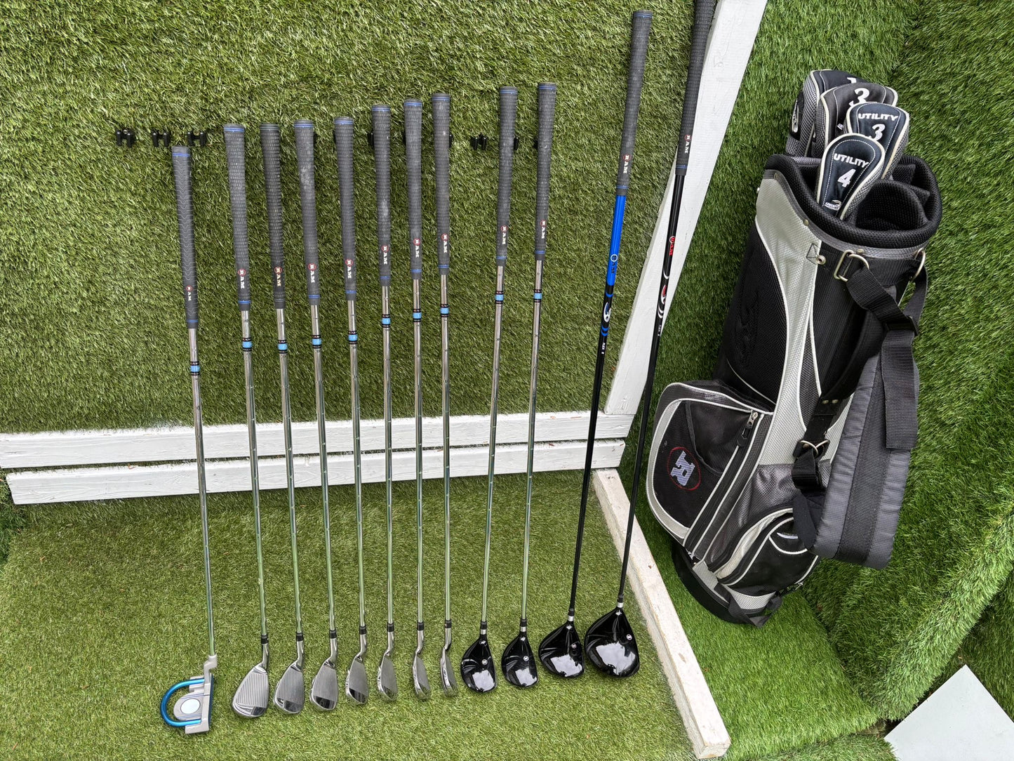 RAM Concept SG Full Golf Set 5–SW + 460cc Driver, Hybrids, Putter & Cart Bag