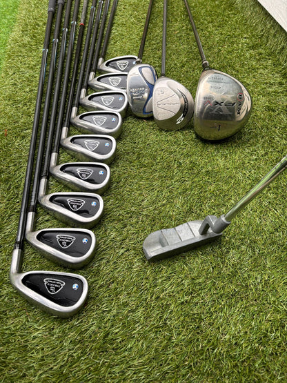 John Letters Trilogy T5 Graphite Iron Set + Woods & Motocaddy Bag