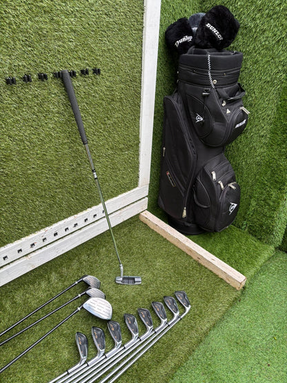 Dunlop John Daly Oversize Full Golf Set (4–SW) + LCG Woods + Bag Free P&P