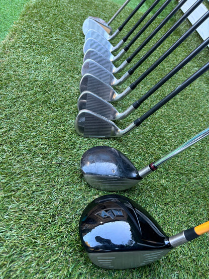 John Letters Graphite Irons, TaylorMade Driver, TaylorMade r7 Wood, EZROLL Putter & Nike Stand Bag