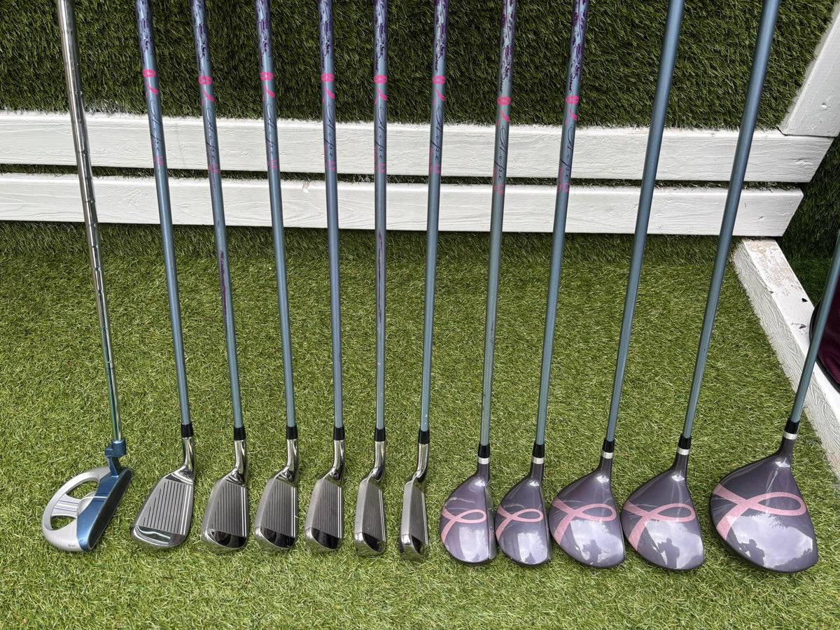 Wilson Hope LX Ladies Complete Golf Set – Matching Woods, Hybrids, 6–SW Irons, Putter & Wilson Bag