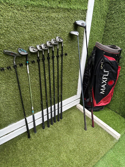 Lynx Oversize Irons + Callaway Big Bertha Heavenwood + Maxfli Stand Bag Full Set