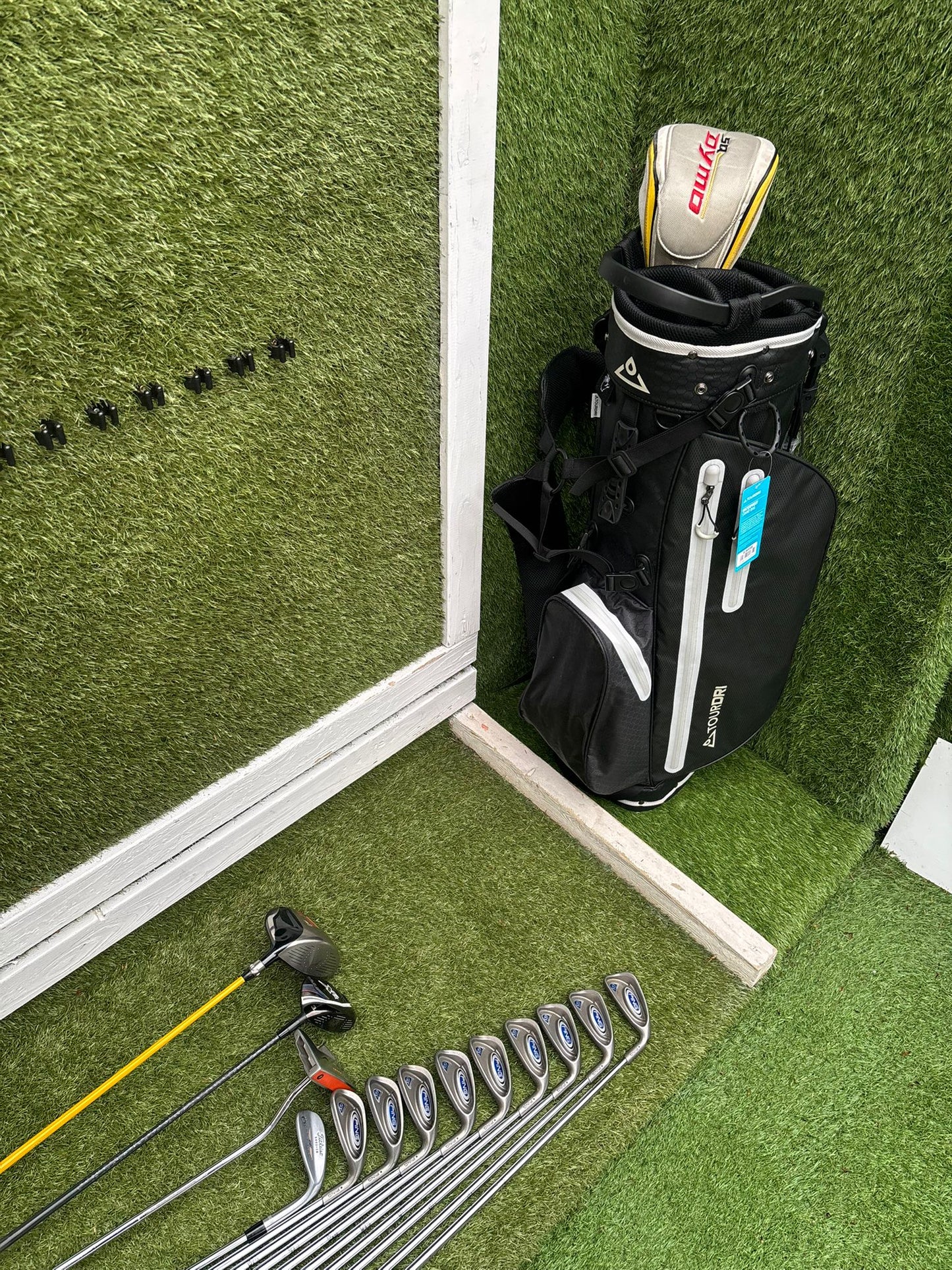 PING G5 Irons, Callaway XR 5 Wood, Nike SQ Dymo Driver, Vokey Wedge & Brand New Waterproof Stand Bag Golf Set