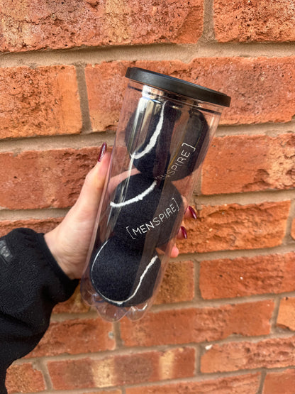 Namethatball -Customised Coloured Padel balls - BLACK