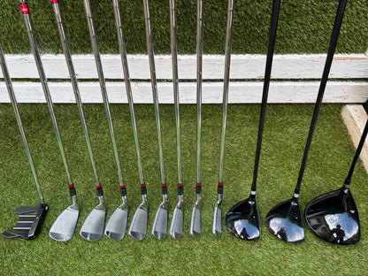 Ben Hogan Apex Edge Pro Forged Golf Set | Cobra FLY-XL Driver | Rife RG7 Putter | PING Traverse Cart Bag