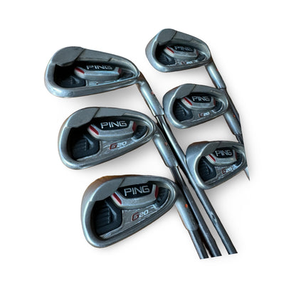 Ping G20 5-PW Irons SR Flex Graphite Flex Red Dot 🔴