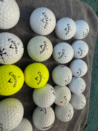 Callaway Golf Balls X27 - Good Condition Mixed Bag