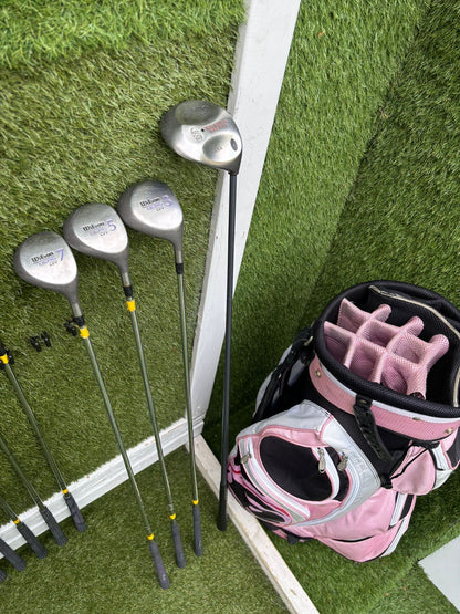 Wilson Berg HT Ladies Golf Set with Callaway Big Bertha War Bird Driver & Cart Bag