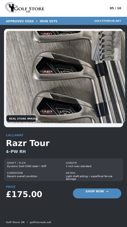 Callaway Razr Tour Irons 4-PW RH