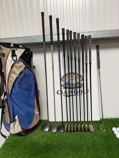 Men's Right Handed Premium Branded Callaway Big Bertha Gold Graphite Shafts- Complete Package Set.