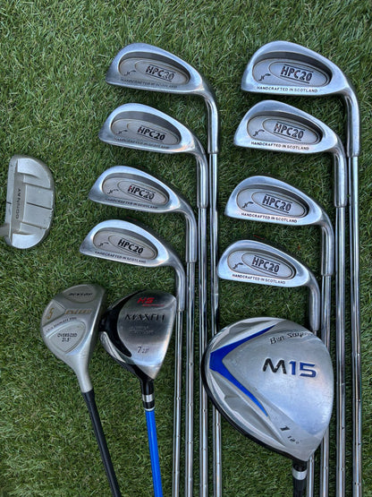 Howson HPC20 Irons (4–SW) + Ben Sayers M15 Driver & Stromberg Waterproof Bag