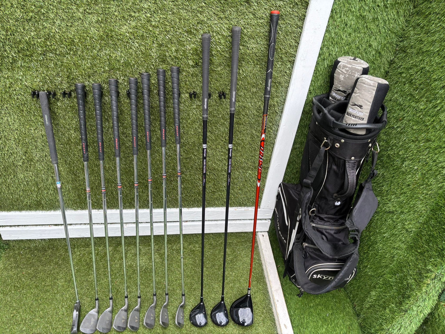 Fazer FirePower Irons 5-SW + Slazenger Woods + Waterproof Stand Bag