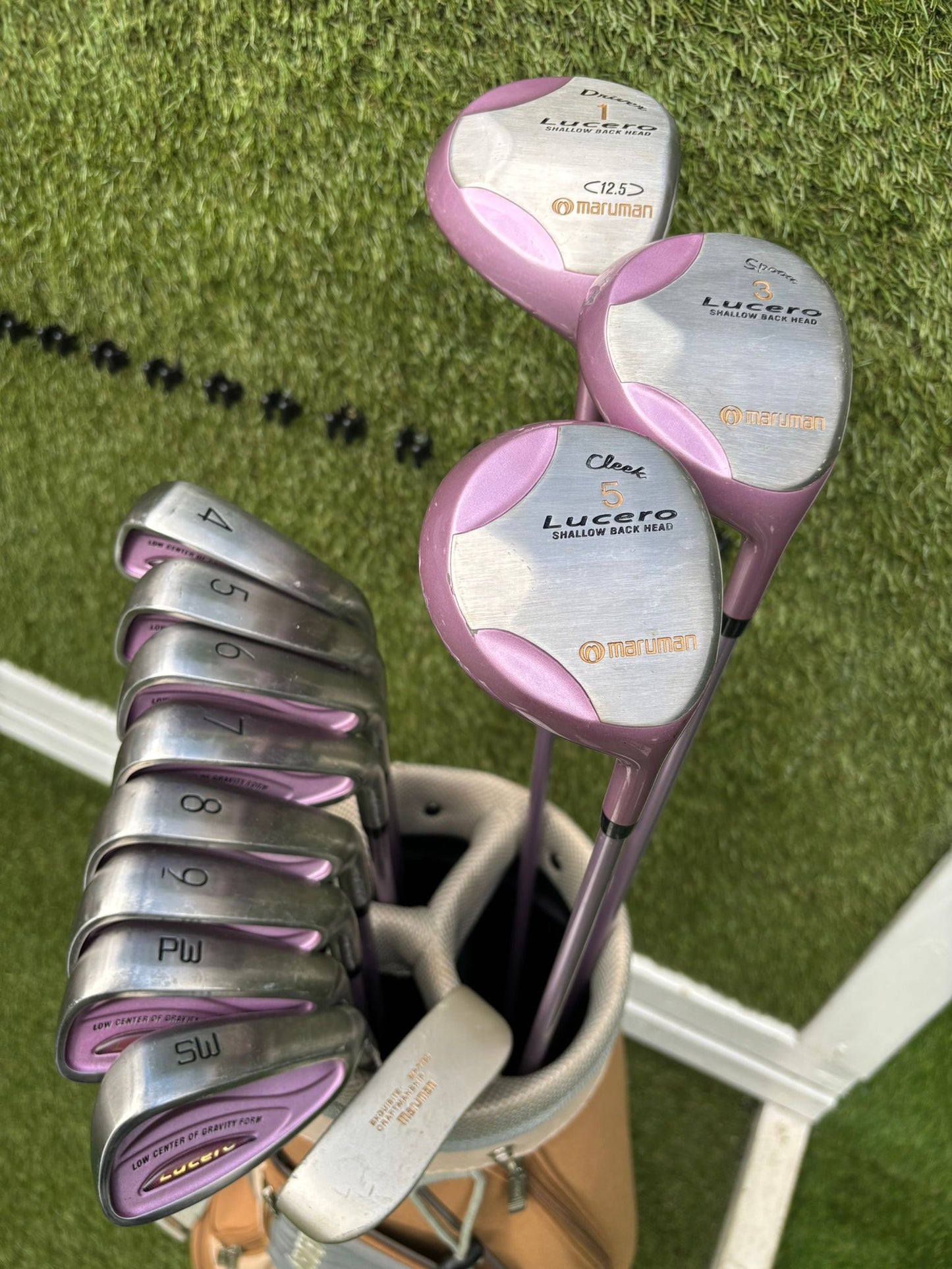 Maruman Lucero Ladies Golf Set (4–SW Irons) + Driver, 3 & 5 Woods + Matching Bag