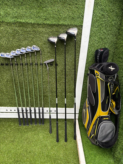 Regal Z4 Titanium Woods + XTP Irons + Nike Stand Bag – 11-Club Golf Set
