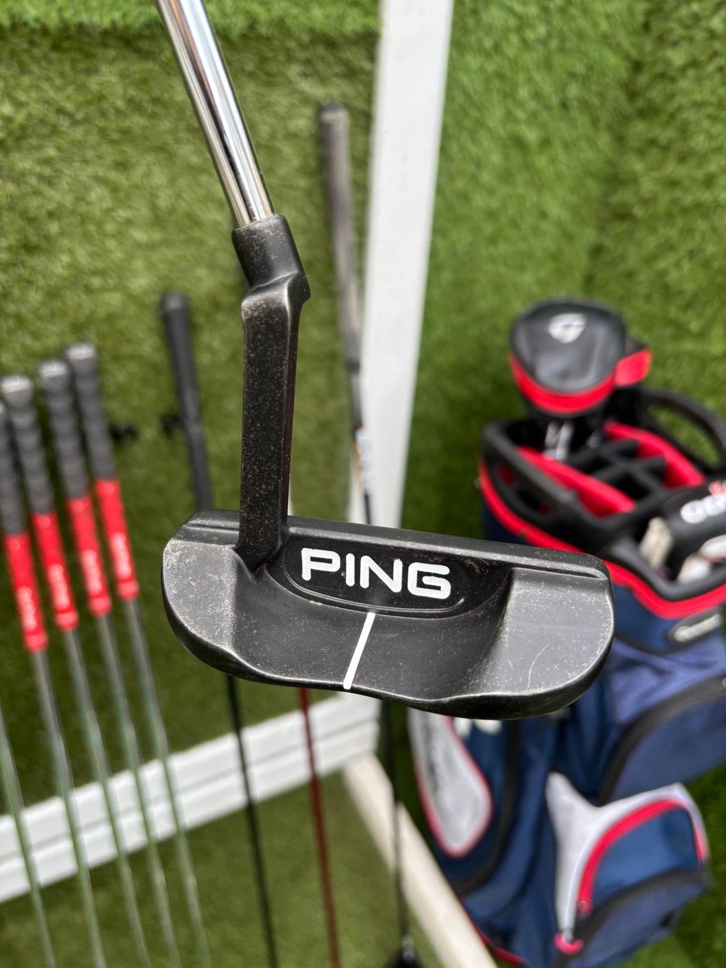 TaylorMade Tour Preferred MC Irons (4–PW) + Burner Driver, R9 Fairway, Callaway Hybrid, Ping Cadence Putter & TaylorMade Bag