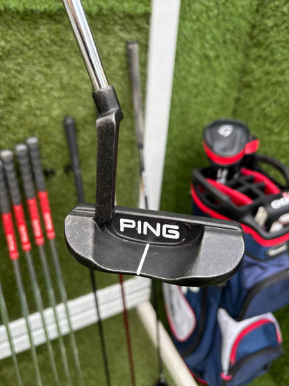 TaylorMade Tour Preferred MC Irons (4–PW) + Burner Driver, R9 Fairway, Callaway Hybrid, Ping Cadence Putter & TaylorMade Bag