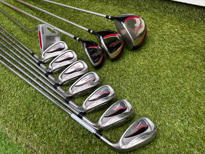 Wilson Deep Red Full Matching Golf Set (5–SW) with Titleist Stand Bag